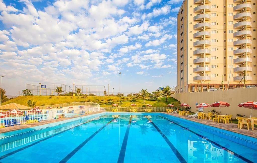 Hotel Golden Dolphin Resort - Flat No Decimo Andar Quarto Com Varanda Калдас-Новас Екстер'єр фото