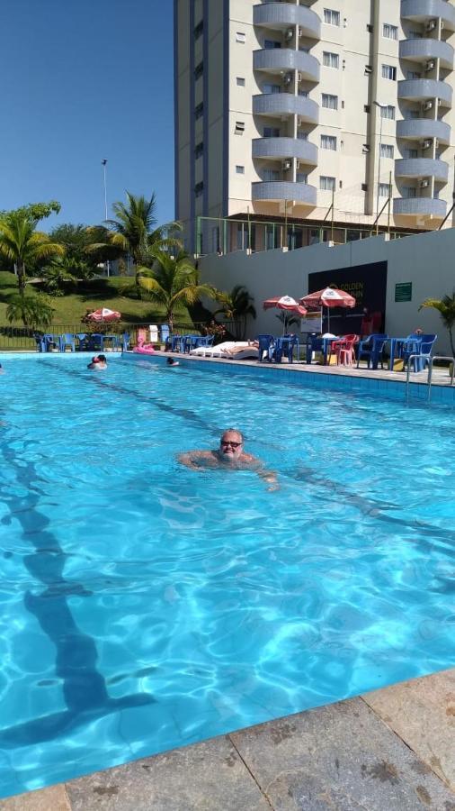 Hotel Golden Dolphin Resort - Flat No Decimo Andar Quarto Com Varanda Калдас-Новас Екстер'єр фото